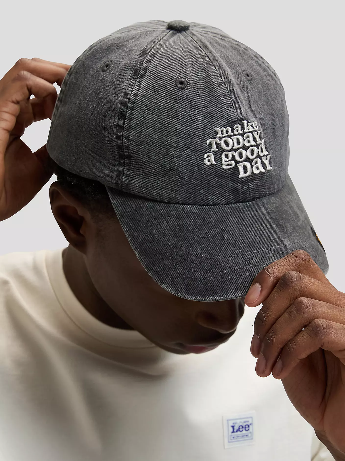 MĘSKIE CZAPKA LEE DAY CAP WASHED BLACK 112377727