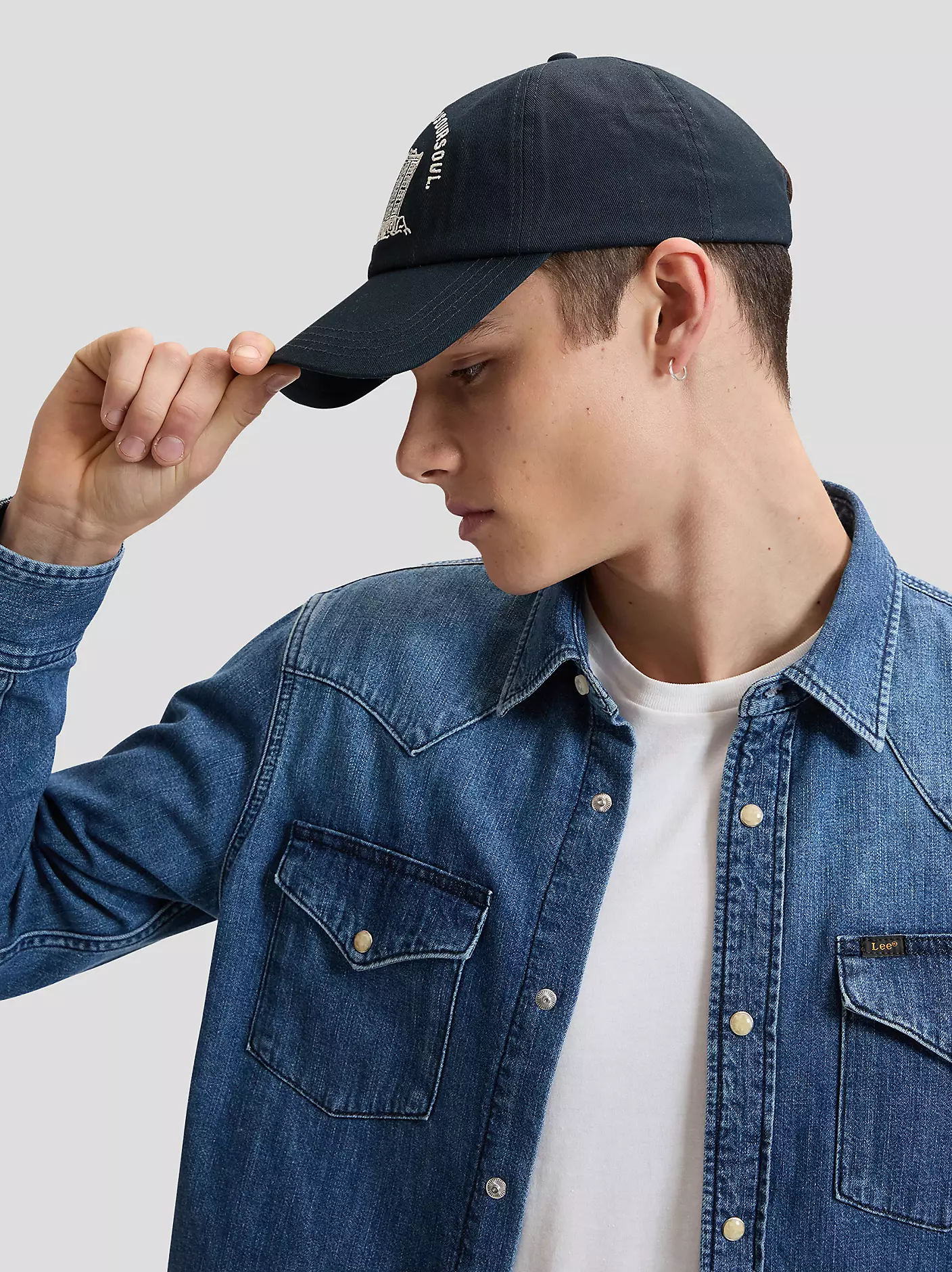 MĘSKIE CZAPKA LEE WW SOUL CAP REBEL NAVY 112377714