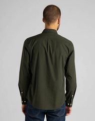 MĘSKIE KOSZULA LEE BUTTON DOWN SERPICO GREEN 112123177