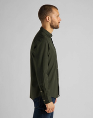 MĘSKIE KOSZULA LEE BUTTON DOWN SERPICO GREEN 112123177