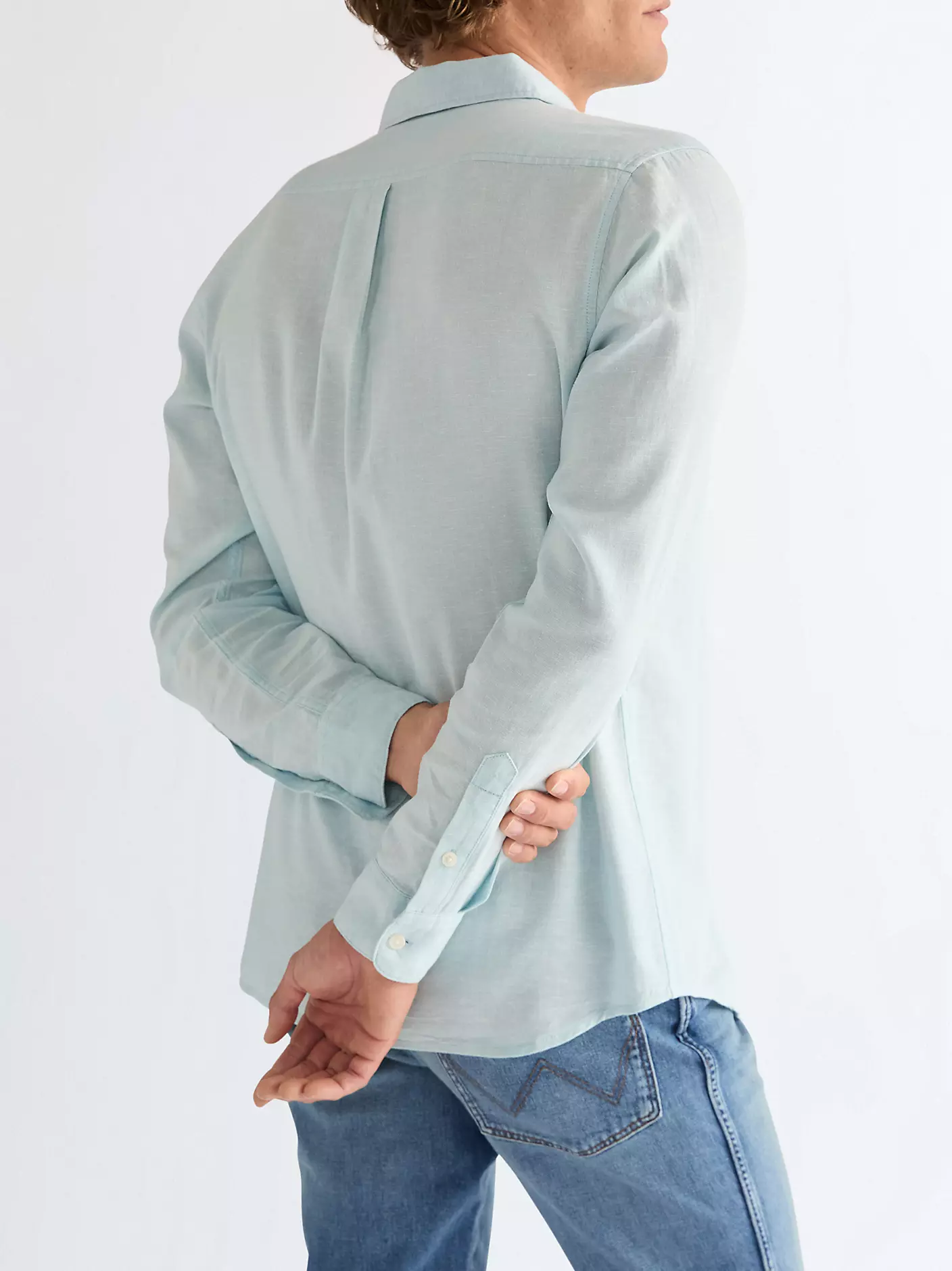 MĘSKIE KOSZULA WRANGLER 1 PKT SHIRT FORGET ME NOT 112378039