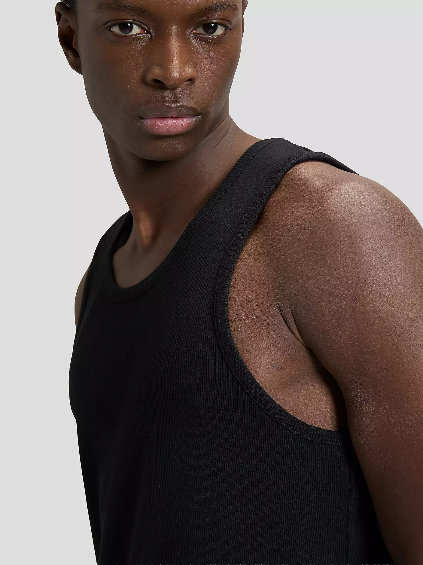 MĘSKIE KOSZULKA LEE RIBBED TANK BLACK 112376486