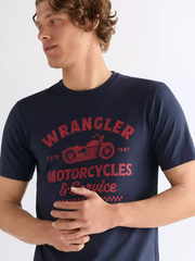 MĘSKIE KOSZULKA WRANGLER AMERICANA TEE NAVY 112378504