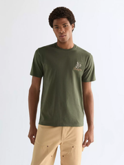 MĘSKIE KOSZULKA WRANGLER EMBROIDERY TEE DEEP DEPTHS 112377989