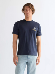 MĘSKIE KOSZULKA WRANGLER EMBROIDERY TEE NAVY 112377986