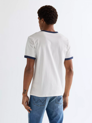 MĘSKIE KOSZULKA WRANGLER RINGER TEE WORN WHITE 112378009