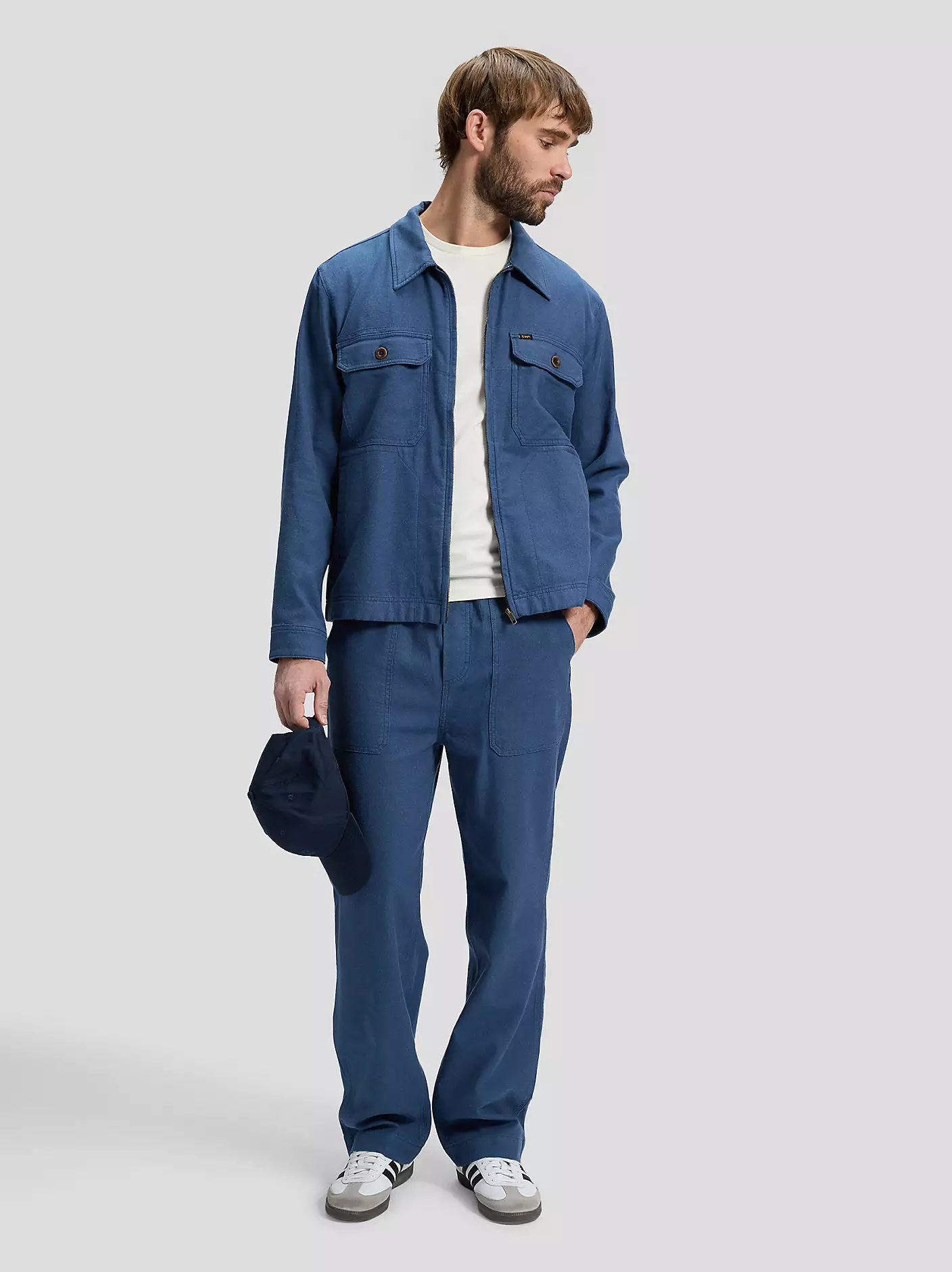 MĘSKIE KURTKA LEE UTILITY JACKET ACADEMY BLUE 112378287