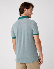 MĘSKIE POLO WRANGLER SS REFINED POLO MALLARD GREEN W7AFKHG28 112131333