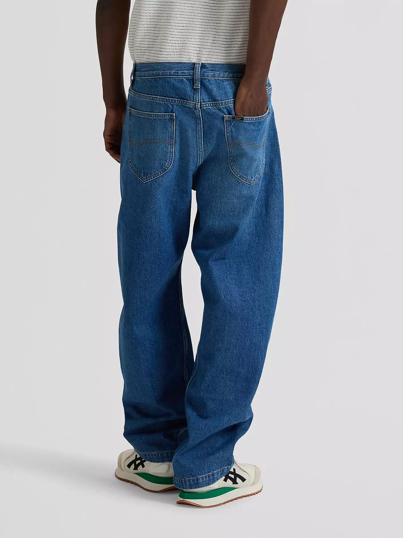 MĘSKIE SPODENIE JEANSOWE LEE BARREL 5PKT MODERN MAKER 112377676