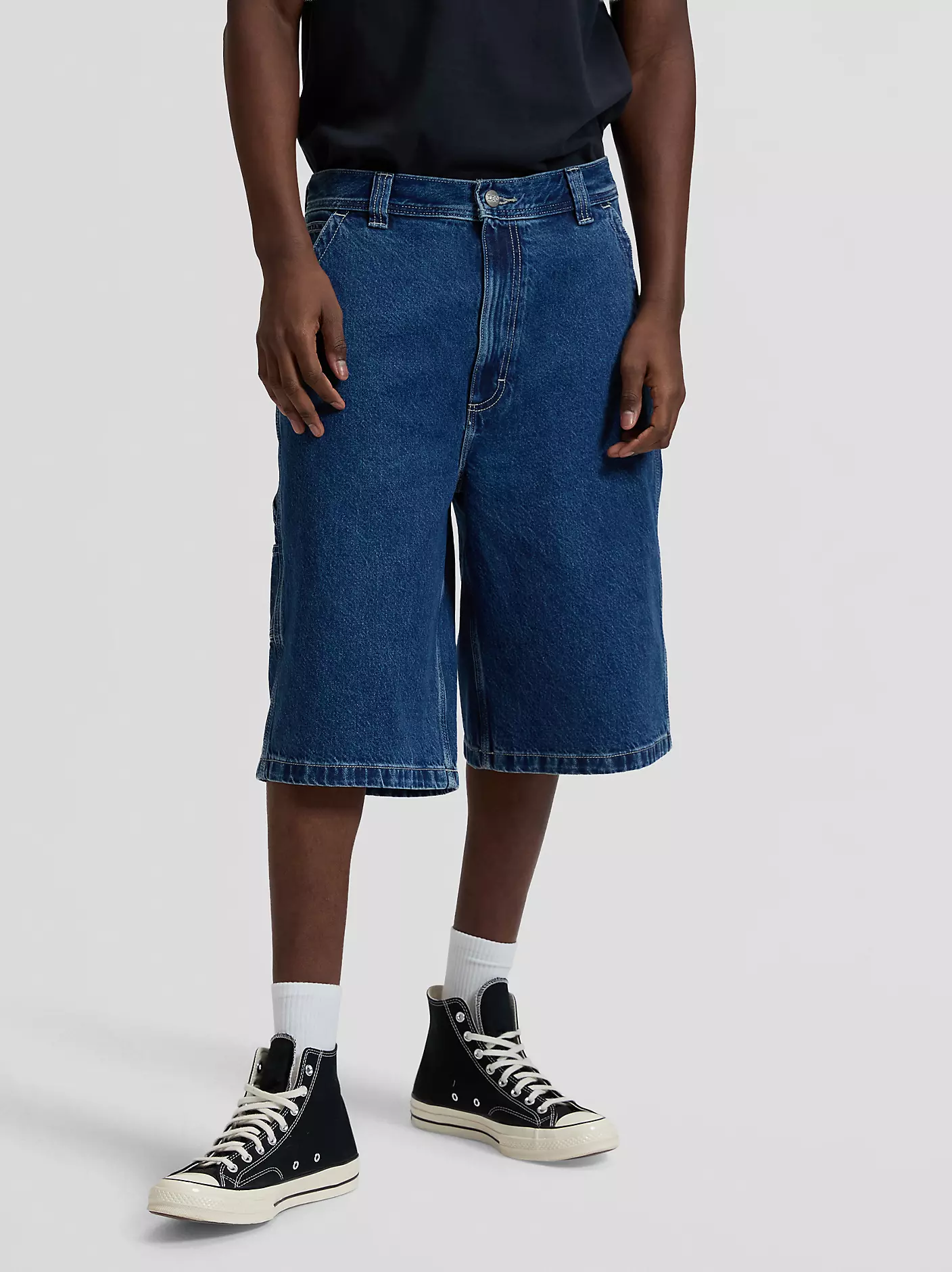MĘSKIE SPODENKI JEANSOWE LEE WORKWEAR SKATER SHORT RIGHT ON 112376302