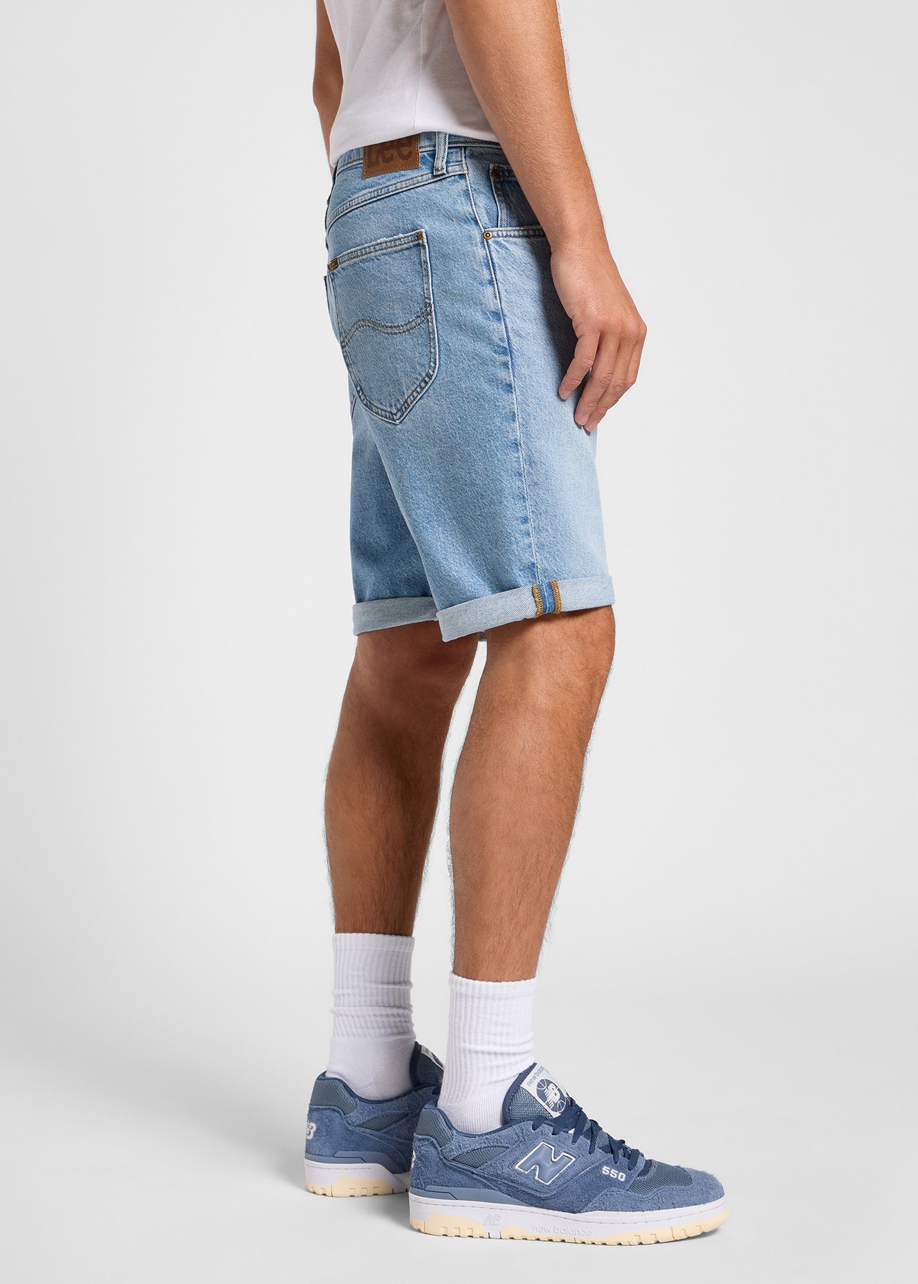 Męskie Spodenki Lee 5 Pocket Short Dwight Light 112363931