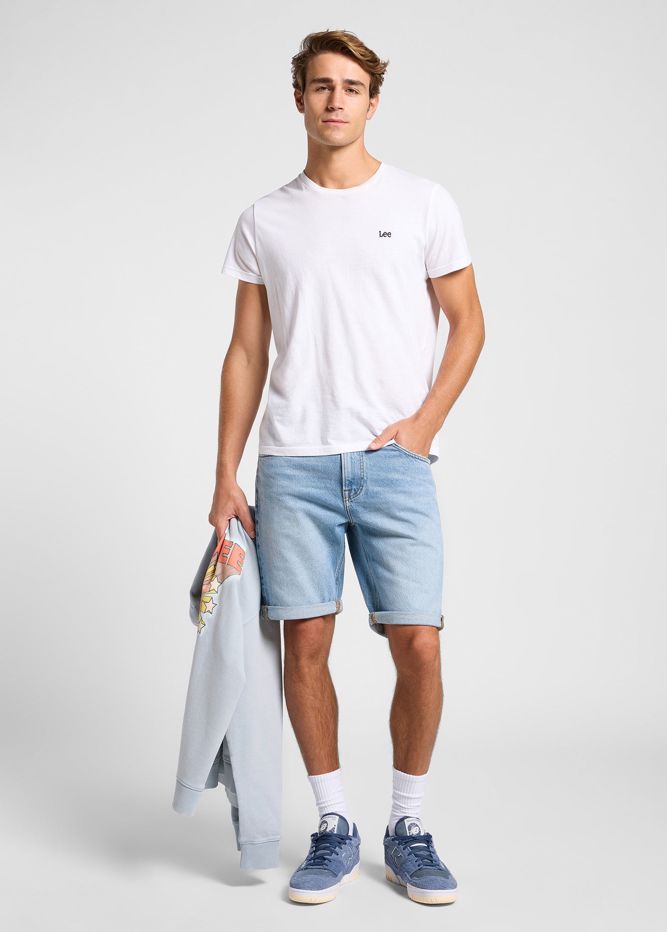 Męskie Spodenki Lee 5 Pocket Short Dwight Light 112363931