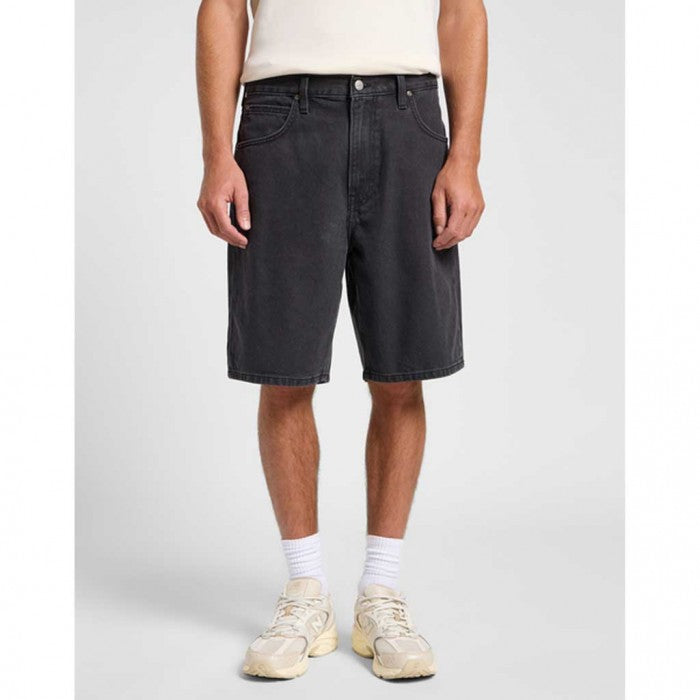Męskie Spodenki Lee Asher Short Black Worn In 112365747