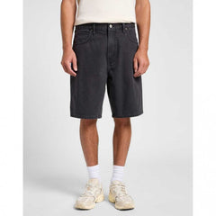 Męskie Spodenki Lee Asher Short Black Worn In 112365747