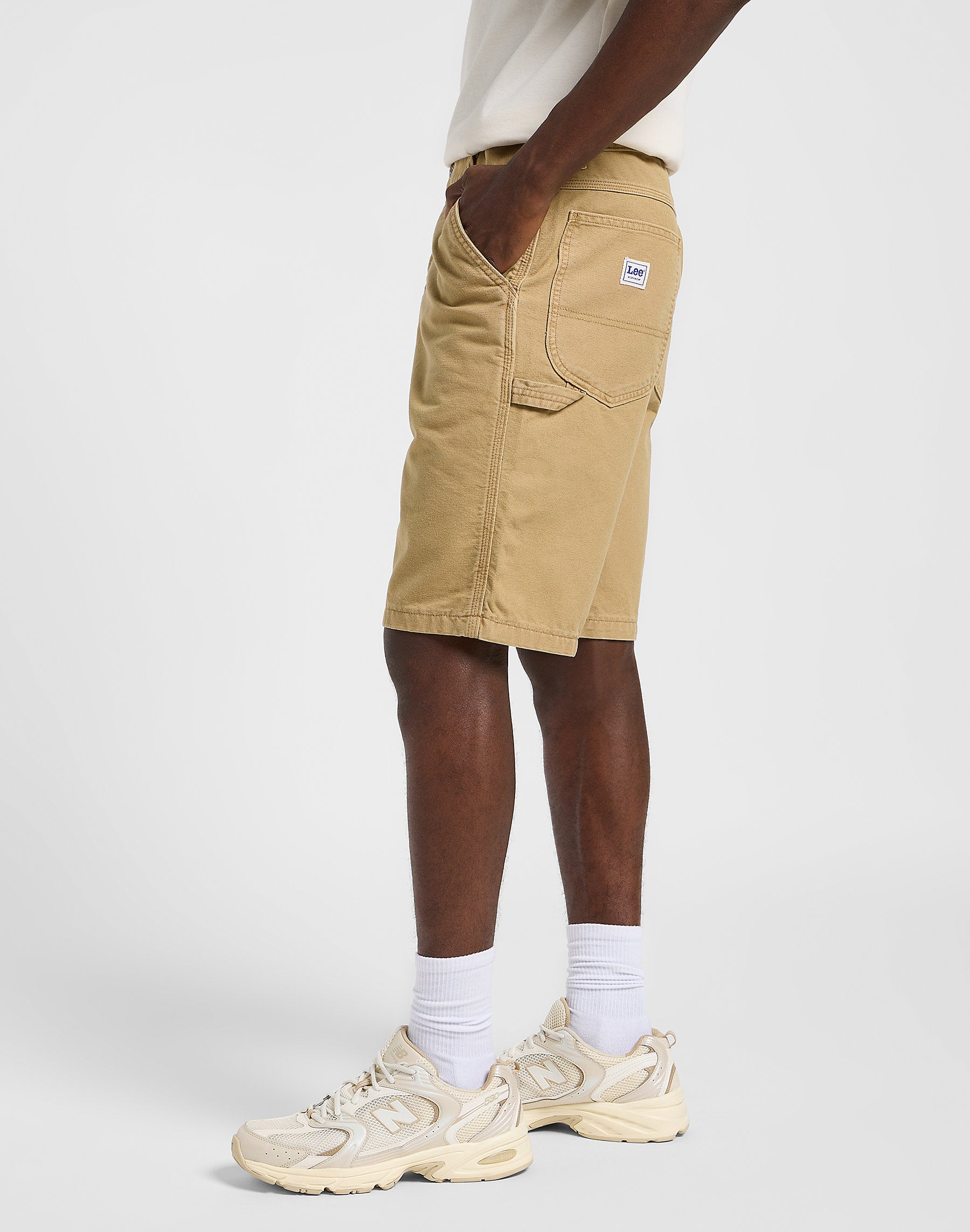Męskie Spodenki Lee Carpenter Short Oscar Khaki 112364158
