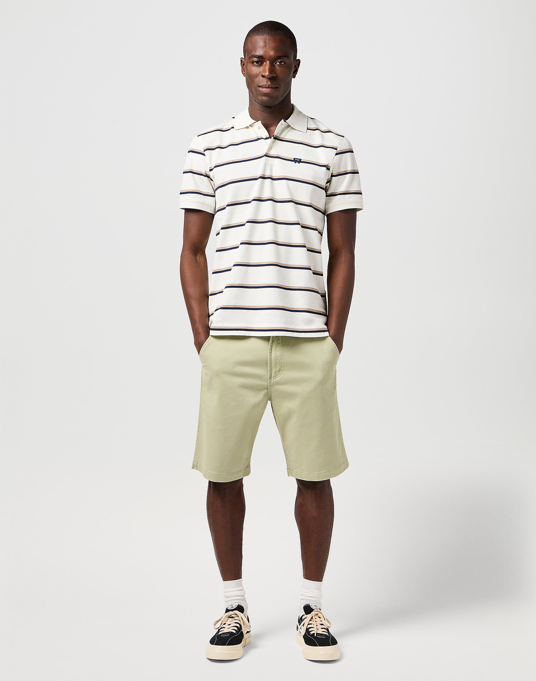 MESKIE SPODENKI WRANGLER CJ CHINO SHORTS TEA 112362921