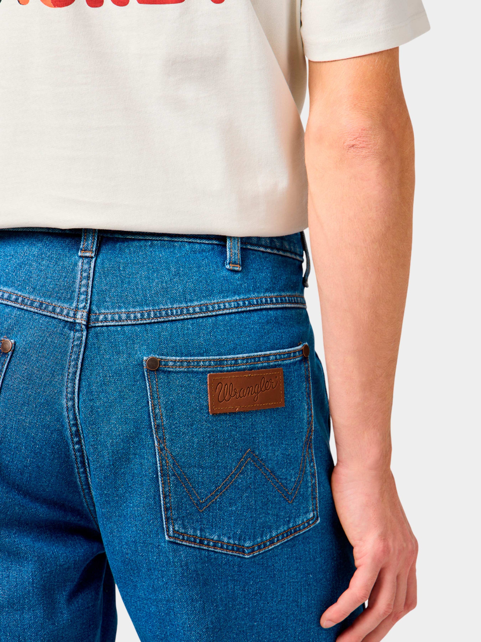 Szorty Jeansowe Męskie Wrangler Frontier Short Rugged Reef 112362494