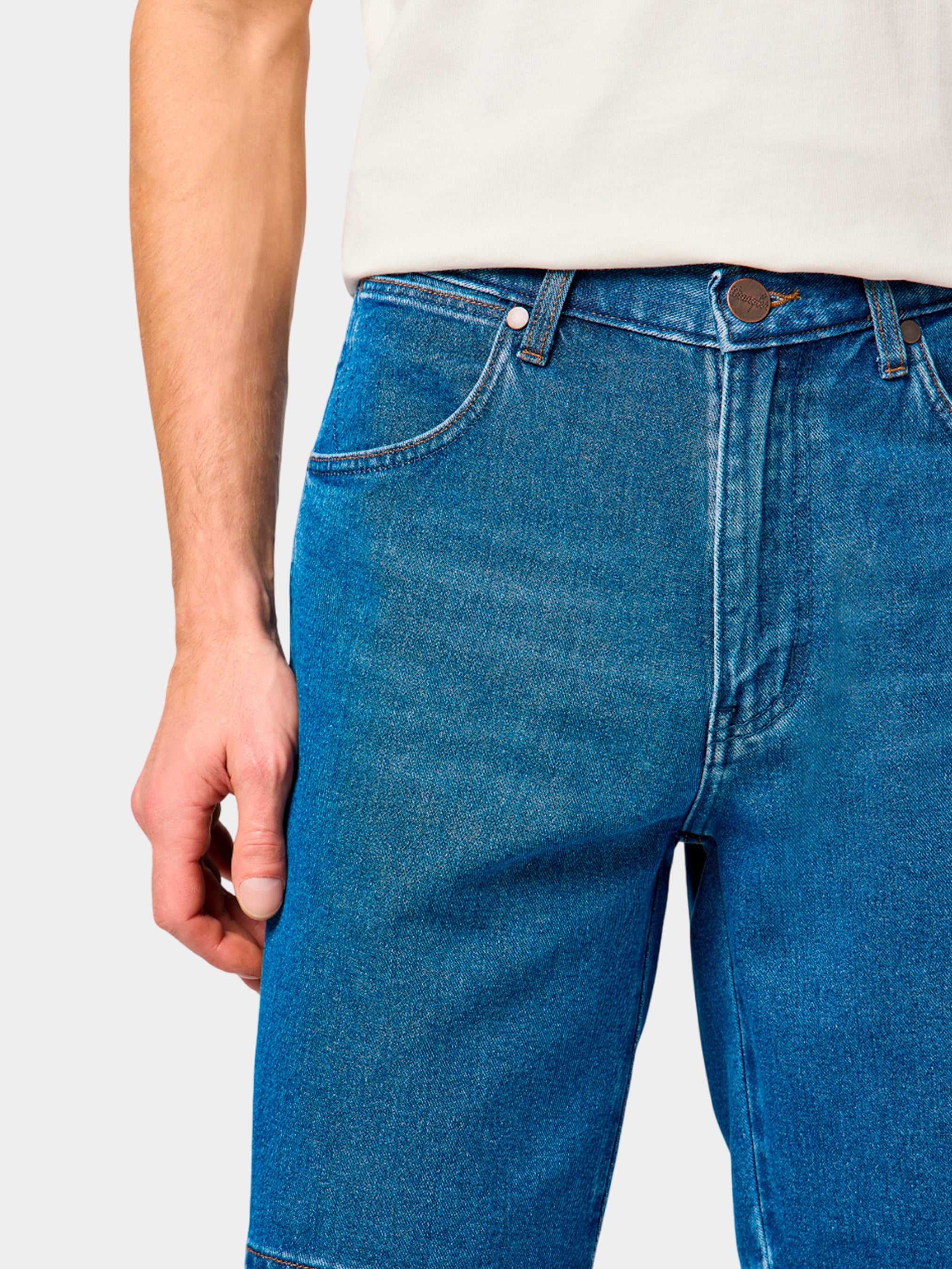 Szorty Jeansowe Męskie Wrangler Frontier Short Rugged Reef 112362494