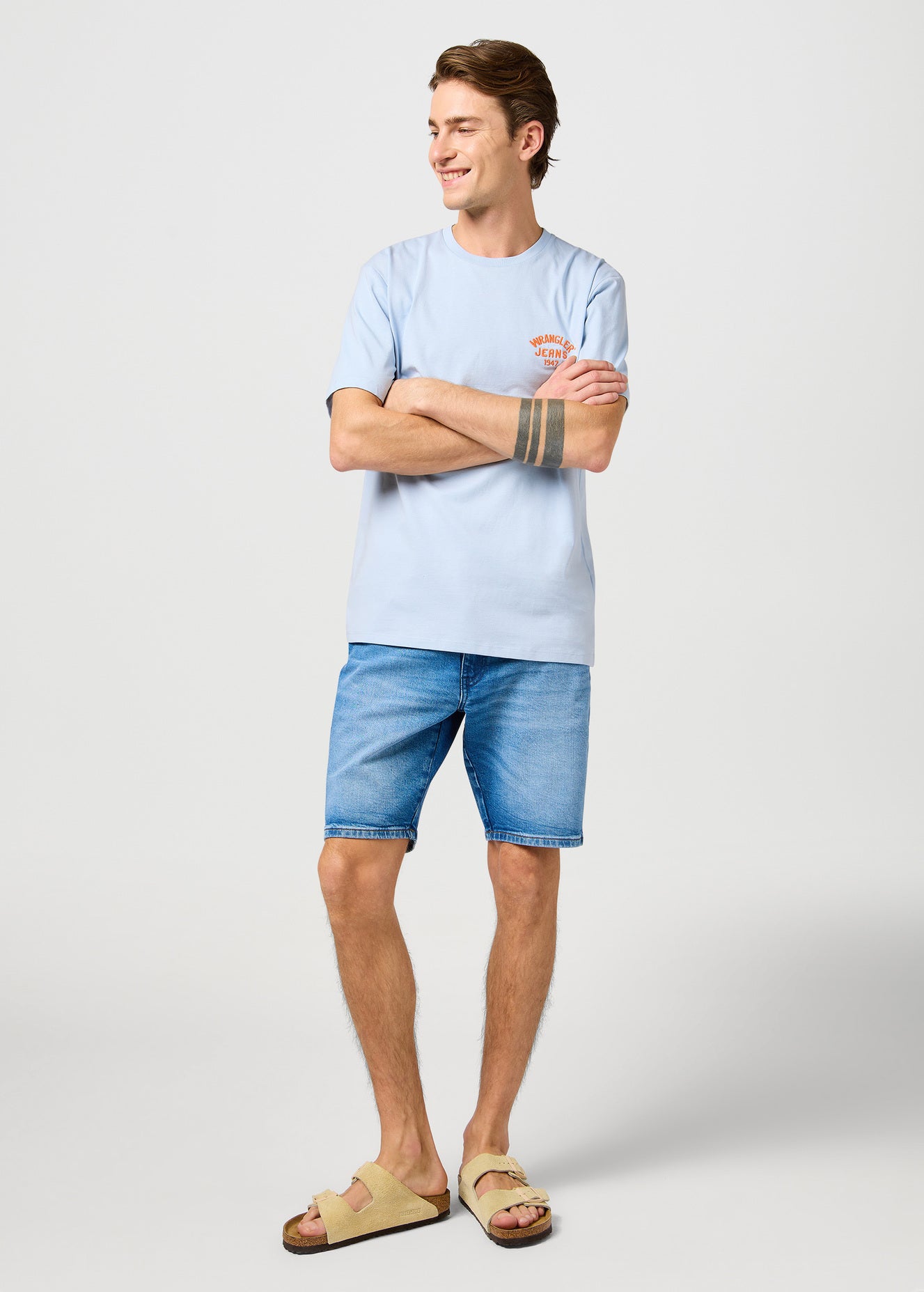 Szorty Męskie Wrangler Texas Shorts Prairie Rose 112362505