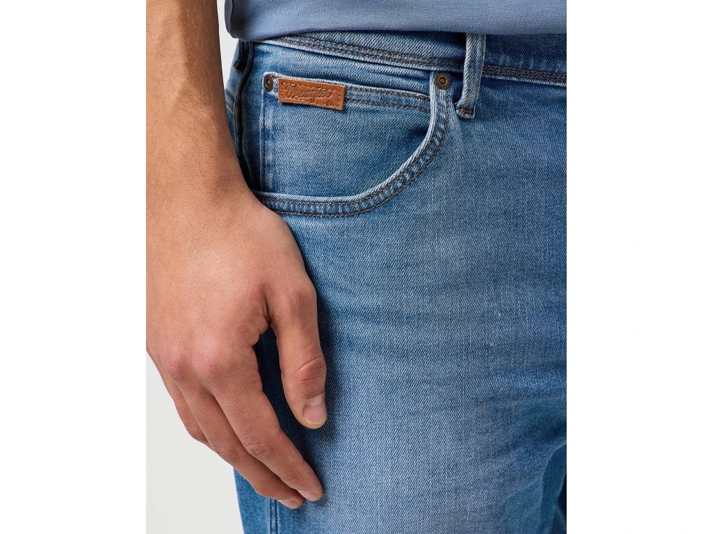 Szorty Męskie Wrangler Texas Shorts Sentinel Steel 112362507