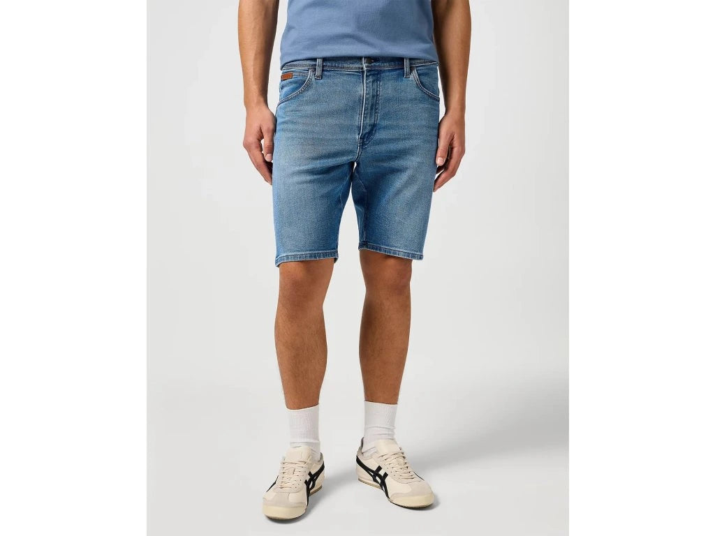 Szorty Męskie Wrangler Texas Shorts Sentinel Steel 112362507