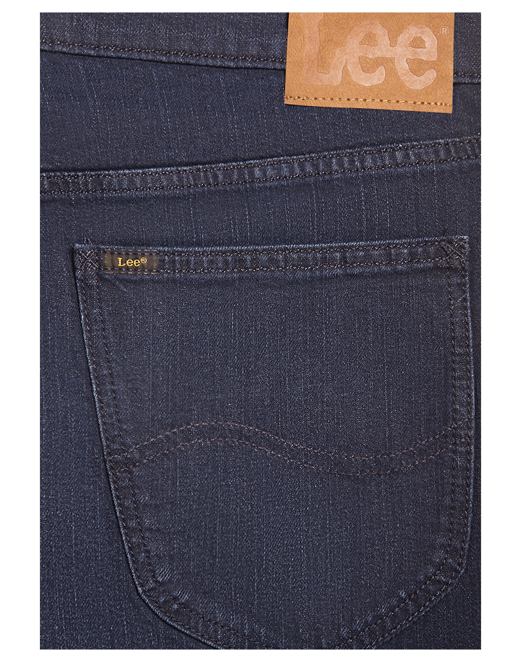 MESKIE SPODNIE DAREN ZIP FLY DARK BLUE WORN 112339875 L707015950
