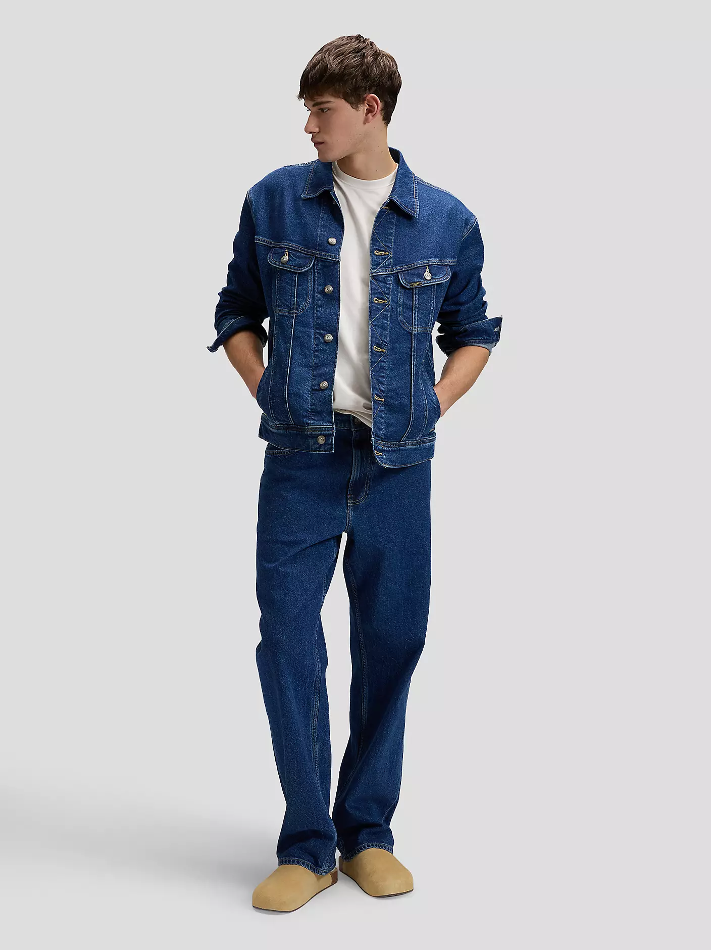 MĘSKIE SPODNIE JEANSOWE LEE ASHER INDIGO WARP 112376399