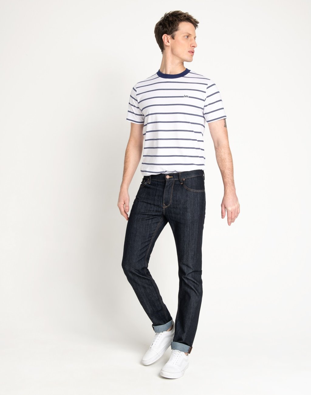 MĘSKIE SPODNIE JEANSOWE LEE RIDER RINSE L701AA36 112117271