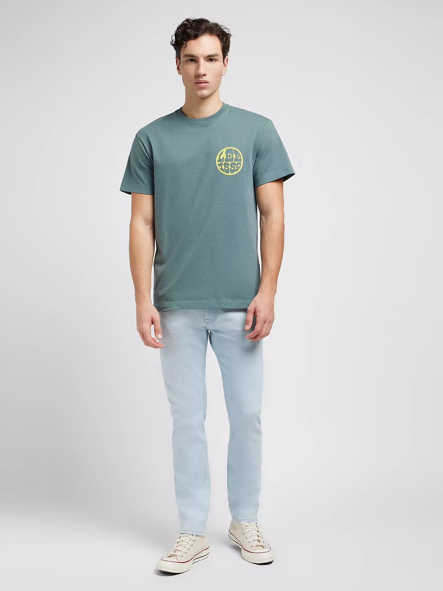 MĘSKIE SPODNIE JEANSOWE LEE RIDER WORN IN JOHNNY 112349210