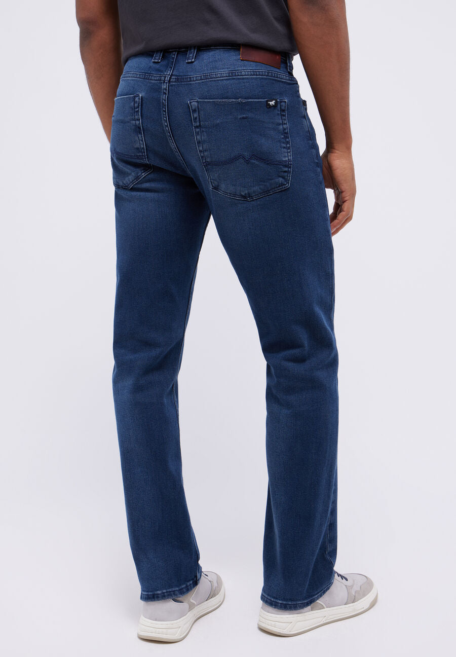 MĘSKIE SPODNIE JEANSOWE MUSTANG MICHIGAN STRAIGHT DENIM BLUE 1015014 5000 882