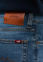 MĘSKIE SPODNIE JEANSOWE MUSTANG TRAMPER STRAIGHT DENIM BLUE 1014274 5000 684
