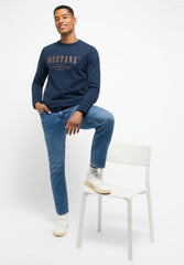 MĘSKIE SPODNIE JEANSOWE MUSTANG TRAMPER STRAIGHT DENIM BLUE 1014274 5000 684