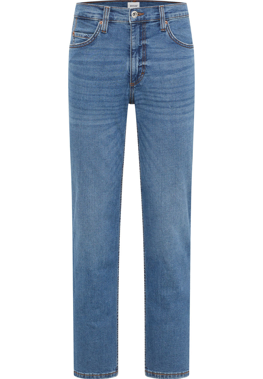 MĘSKIE SPODNIE JEANSOWE MUSTANG TRAMPER STRAIGHT DENIM BLUE 1014274 5000 684
