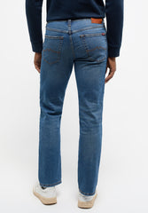 MĘSKIE SPODNIE JEANSOWE MUSTANG TRAMPER STRAIGHT DENIM BLUE 1014274 5000 684