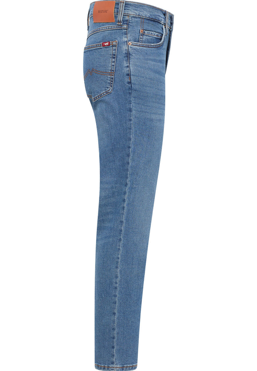 MĘSKIE SPODNIE JEANSOWE MUSTANG TRAMPER STRAIGHT DENIM BLUE 1014274 5000 684