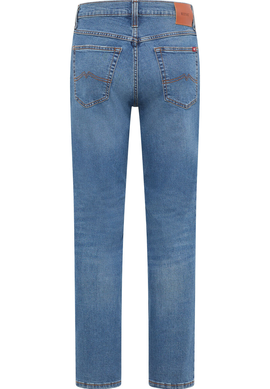 MĘSKIE SPODNIE JEANSOWE MUSTANG TRAMPER STRAIGHT DENIM BLUE 1014274 5000 684