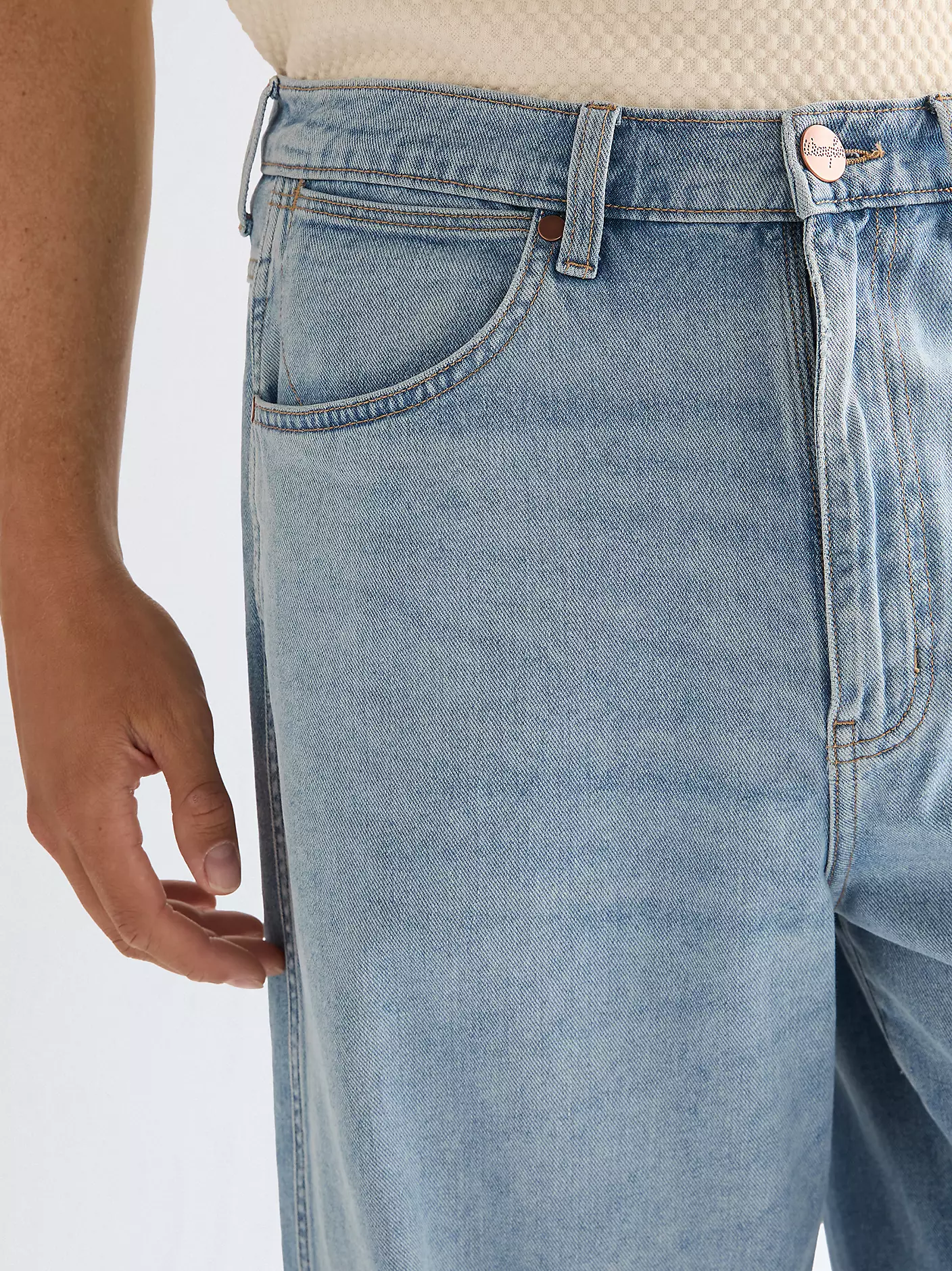 MĘSKIE SPODNIE JEANSOWE WRANGLER BAGGY DOVE WING 112377846