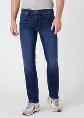 MĘSKIE SPODNIE JEANSOWE WRANGLER GREENSBORO DARK STORM W15QLP36N 112126968