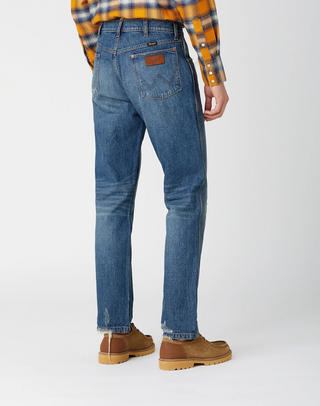 MĘSKIE SPODNIE JEANSOWE WRANGLER GREENSBORO ROUGH RIDER W15QY1367 112141202