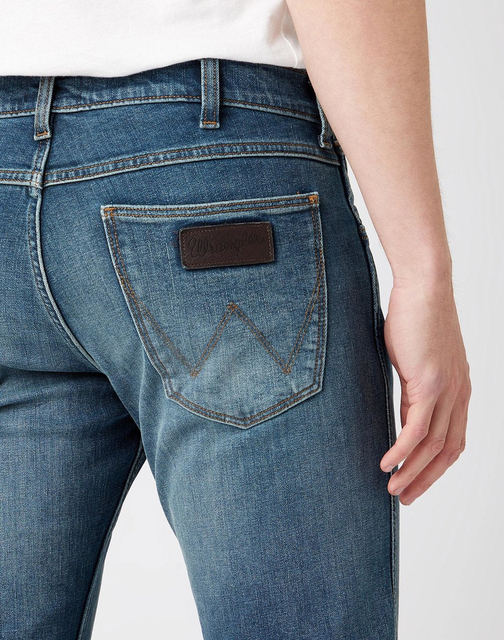 MĘSKIE SPODNIE JEANSOWE WRANGLER GREENSBORO SMOOTH DUST W15Q2837J 112141178