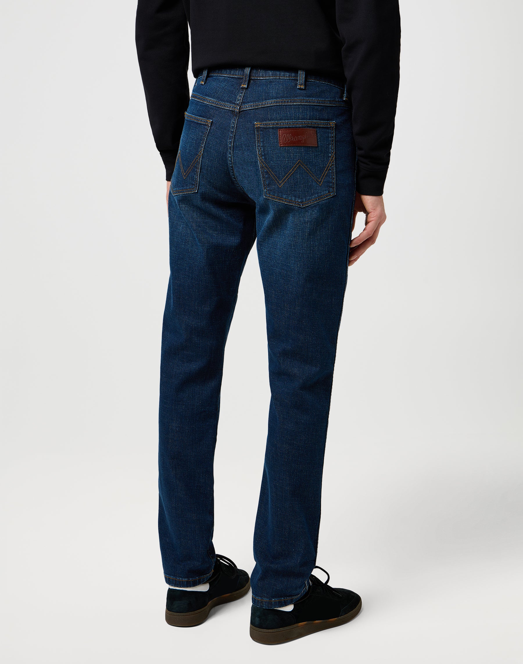 Meskie Spodnie Jeansowe Wrangler Larston Obsidian 112371372