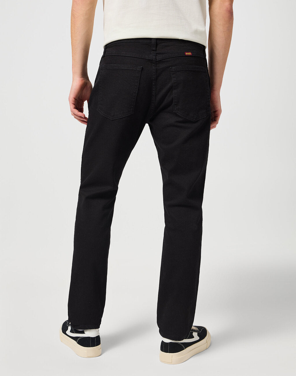 MĘSKIE SPODNIE JEANSOWE WRANGLER RUSTLER SLIM BLACK RINSE CZARNE W10ERD107 112342562