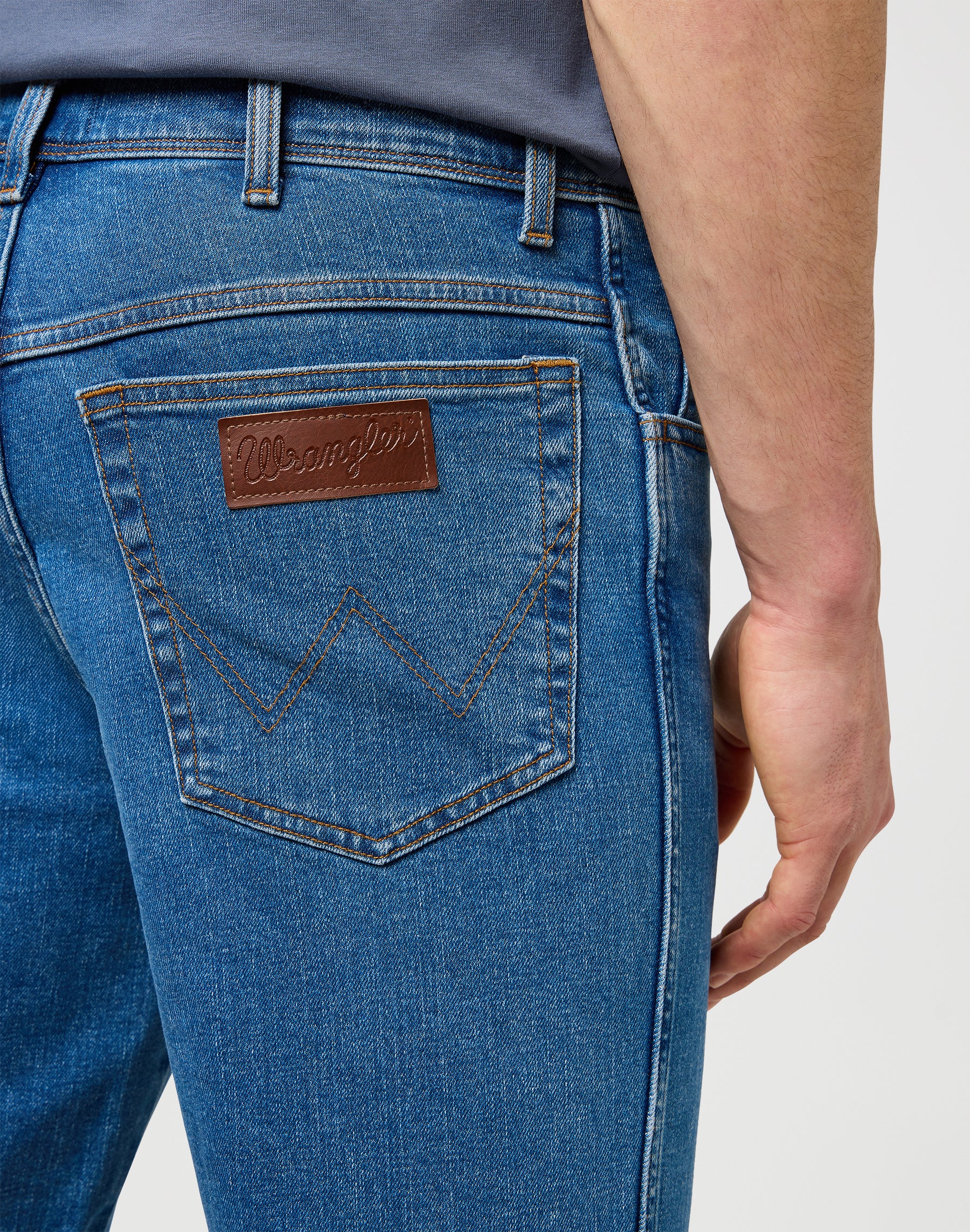 Męskie Spodnie Jeansowe Wrangler Texas Granite Boulder 112373154