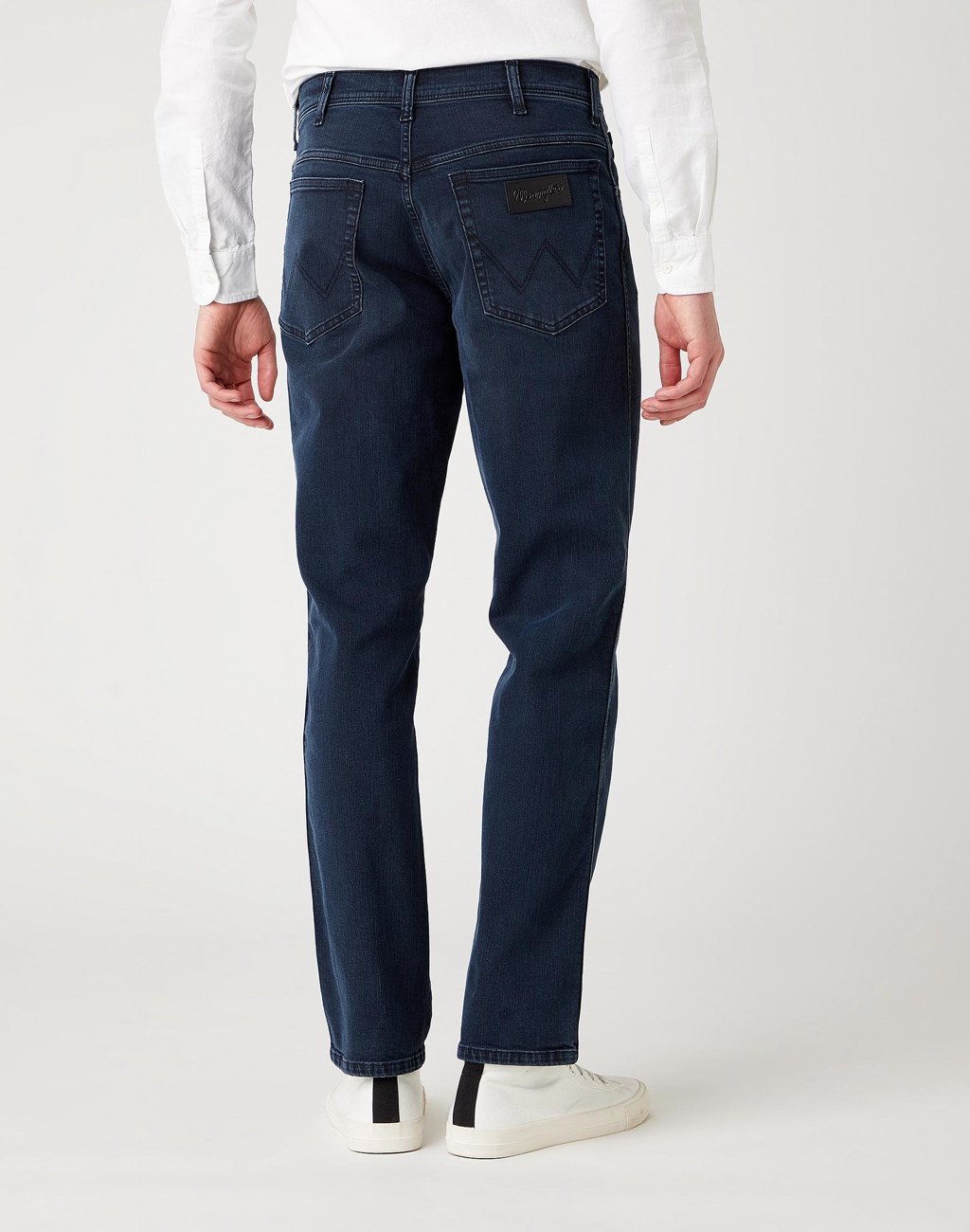 MĘSKIE SPODNIE JEANSOWE WRANGLER TEXAS SLIM BRUISED RIVER W12SLT364 112141158