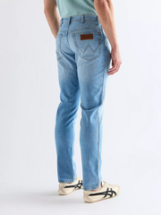 MĘSKIE SPODNIE JEANSOWE WRANGLER TEXAS SLIM LIGHT WASH 112378692