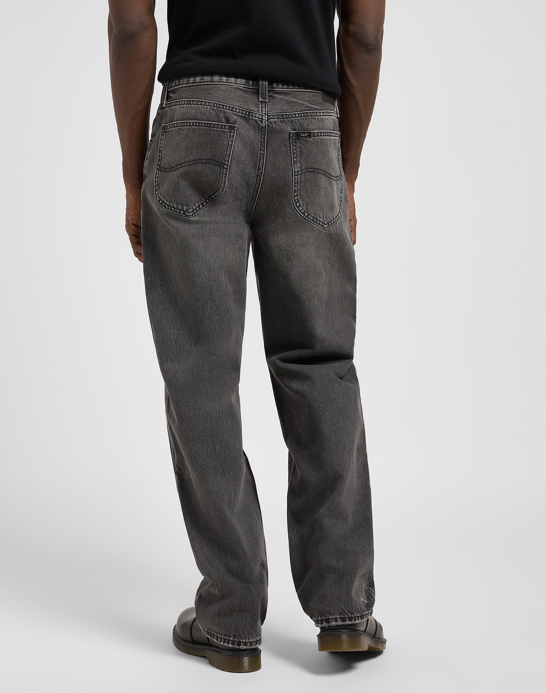 Meskie Spodnie Lee Asher Deep Obsidian 112370686