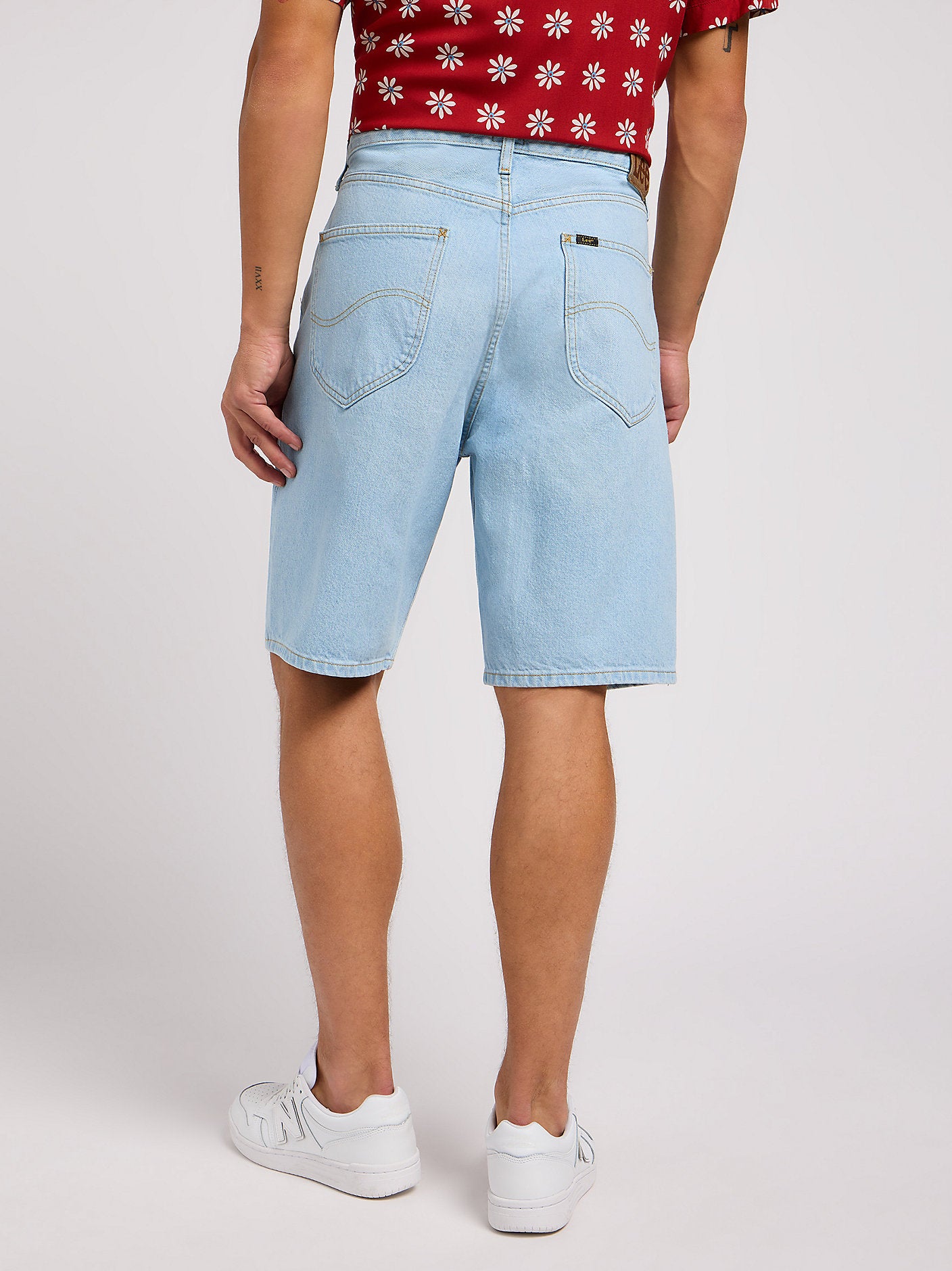 Męskie Spodenki Jeansowe Szorty Lee Asher Short Light Stone Wash 112349239