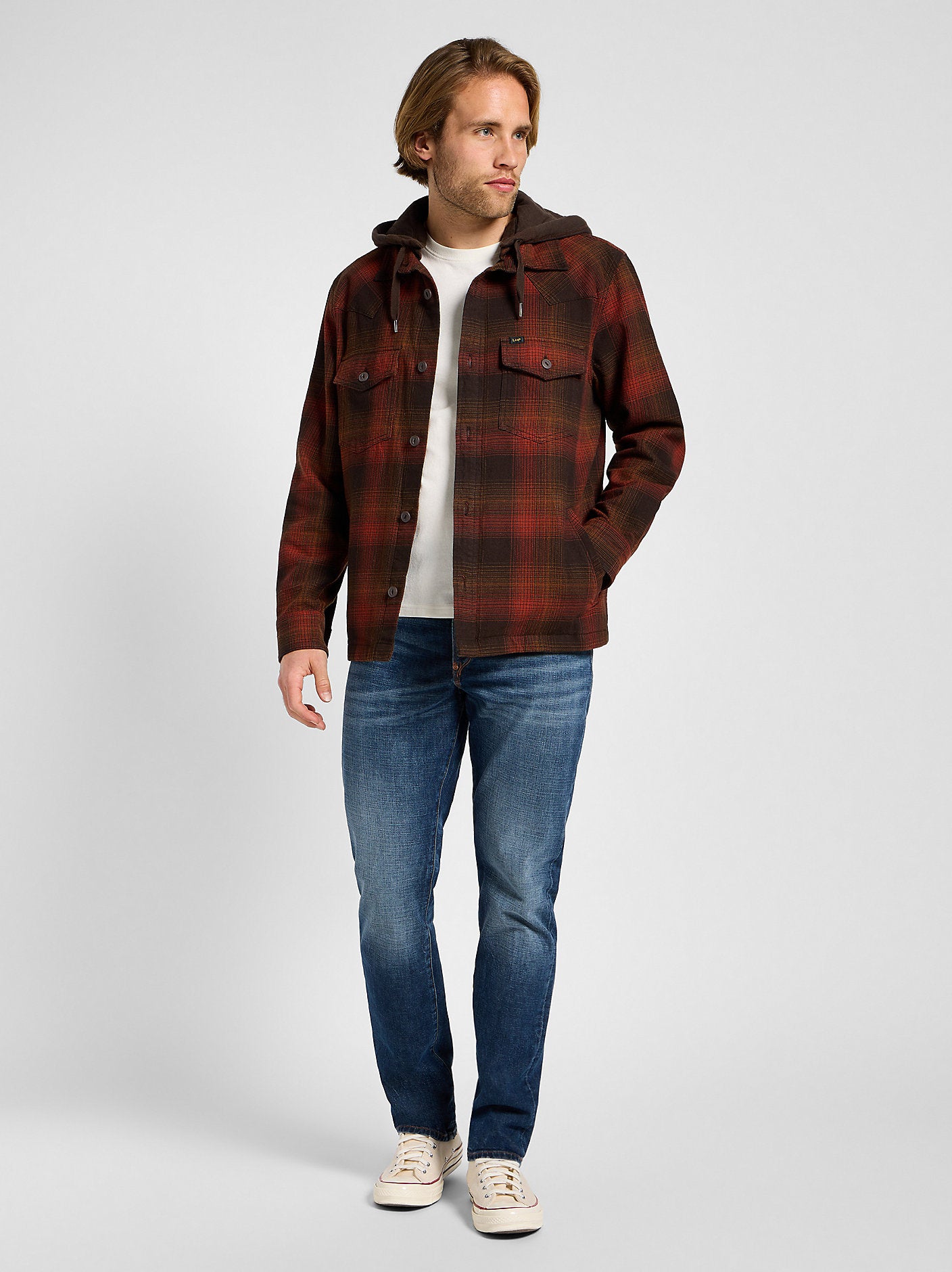 Męskie Spodnie Jeansowe Lee Brooklyn Cowboy Jeans Bridger 112356797