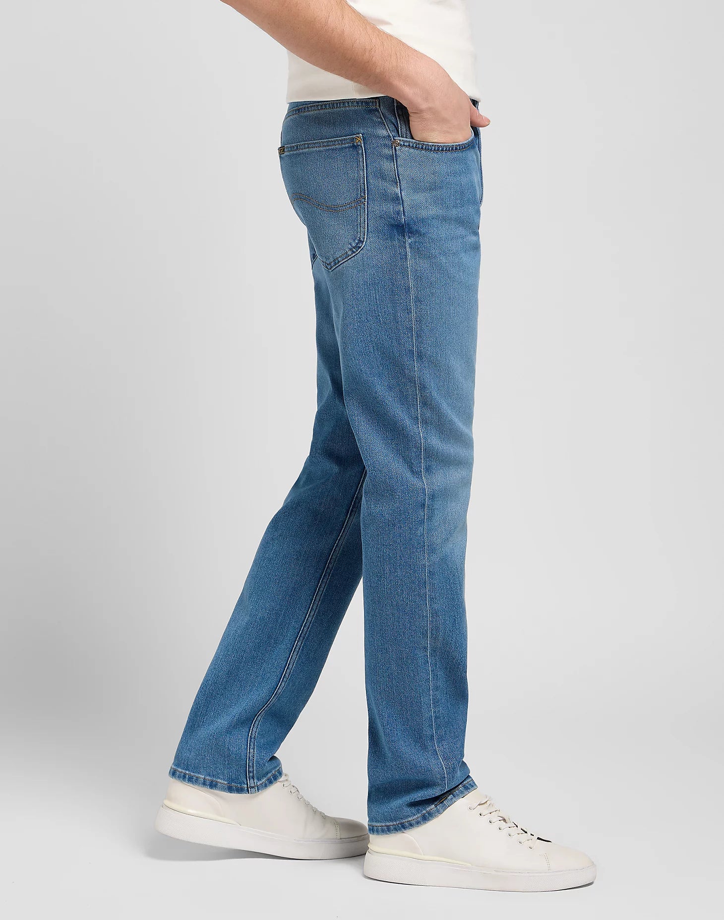 Meskie Spodnie Lee Brooklyn Straight Baleigh 112372639