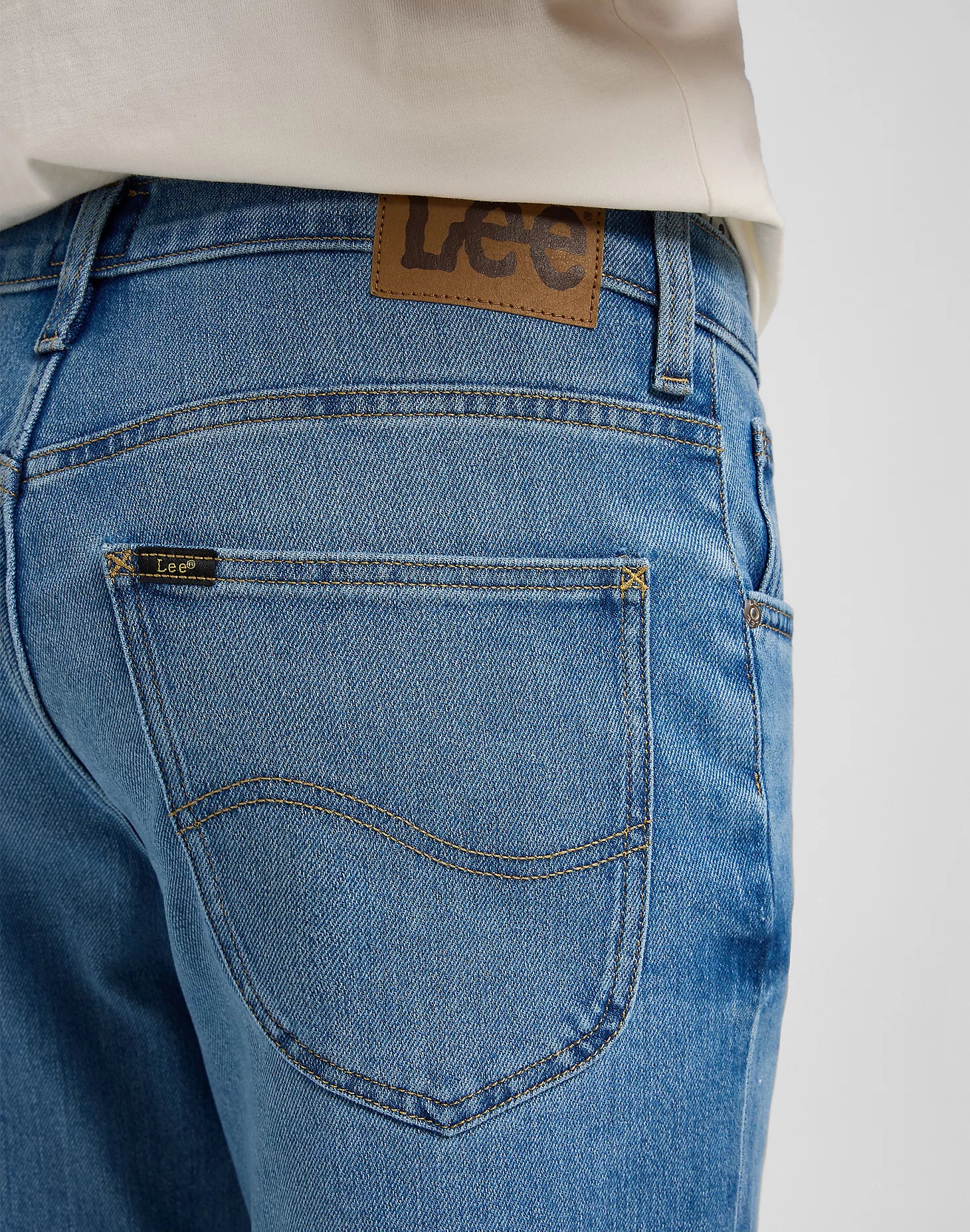 Meskie Spodnie Lee Brooklyn Straight Baleigh 112372639